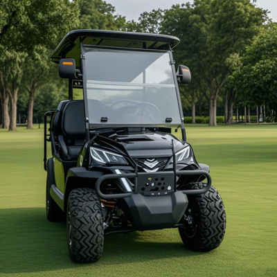 New Design 48/60/72V Golf Carts Club Car 150W Solar Panels Powered Golf Buggy 2 Rows 4 Seater 3 Rows 6 Seater Electric Golf Cart - Image 2