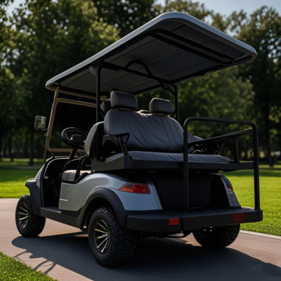New Design 48/60/72V Golf Carts Club Car 150W Solar Panels Powered Golf Buggy 2 Rows 4 Seater 3 Rows 6 Seater Electric Golf Cart - Image 5