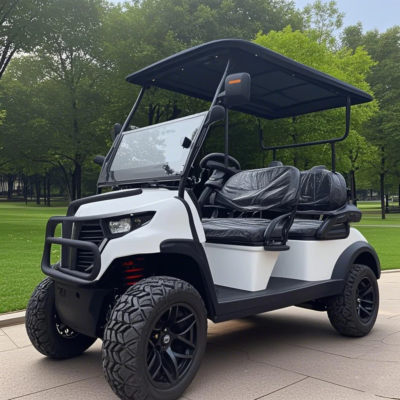 New Design 48/60/72V Golf Carts Club Car 150W Solar Panels Powered Golf Buggy 2 Rows 4 Seater 3 Rows 6 Seater Electric Golf Cart - Image 6