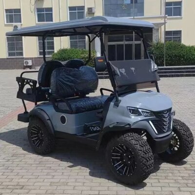 2024 New Model Luxury 4 Seats Off-Road Electric Golf Cart For Sale - Image 5