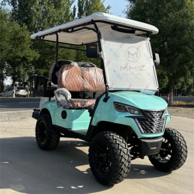 2024 New Model Luxury 4 Seats Off-Road Electric Golf Cart For Sale - Image 2
