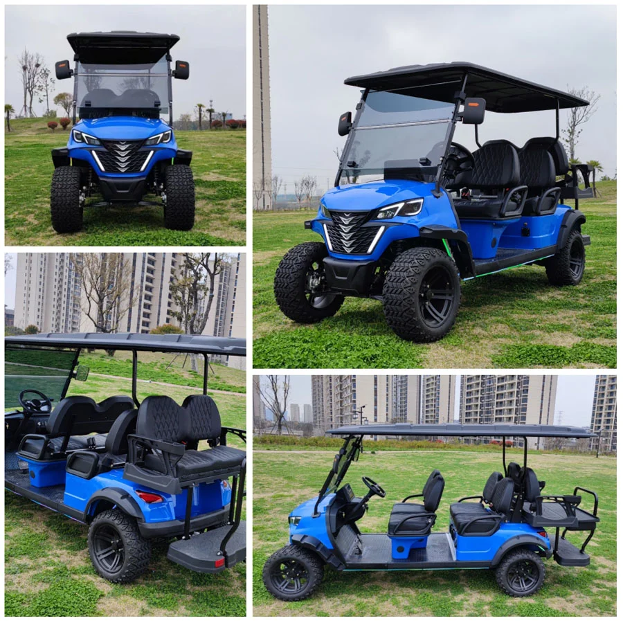 2024 New Model Luxury 4 Seats Off-Road Electric Golf Cart For Sale