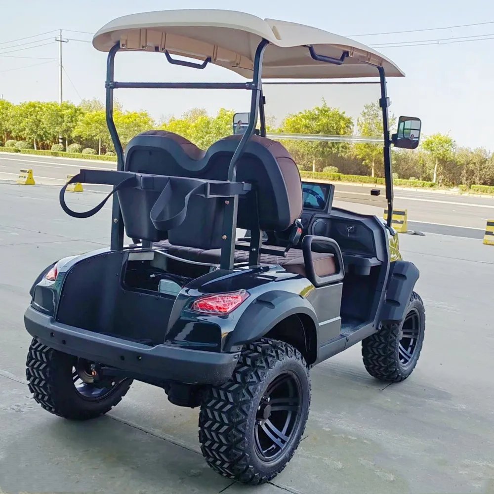 New Style 2025 Brand Design 2 Seat Sightseeing Bus Club Cart 48/72V   Electric Golf Buggy Hunting Cart with CE - Image 3