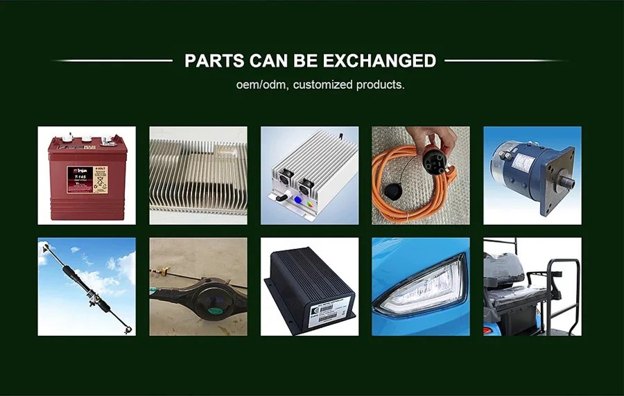 High Quality Cheap Off-road 4000W/5000W/7000W Club Utility Vehicle 48V/60/72V 2 4 6 8 Seater Electric Golf Buggy Golf Cart