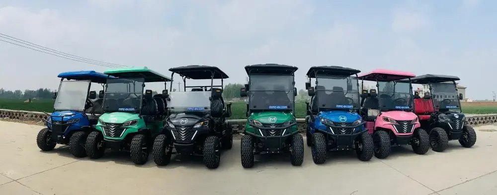 High Quality Cheap Off-road 4000W/5000W/7000W Club Utility Vehicle 48V/60/72V 2 4 6 8 Seater Electric Golf Buggy Golf Cart