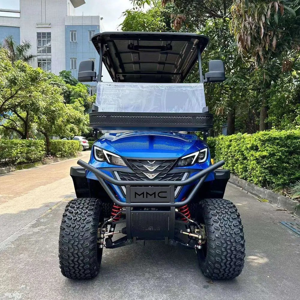 High Quality Cheap Off-road 4000W/5000W/7000W Club Utility Vehicle 48V/60/72V 2 4 6 8 Seater Electric Golf Buggy Golf Cart