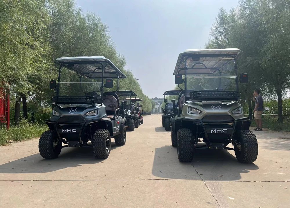 High Quality Cheap Off-road 4000W/5000W/7000W Club Utility Vehicle 48V/60/72V 2 4 6 8 Seater Electric Golf Buggy Golf Cart