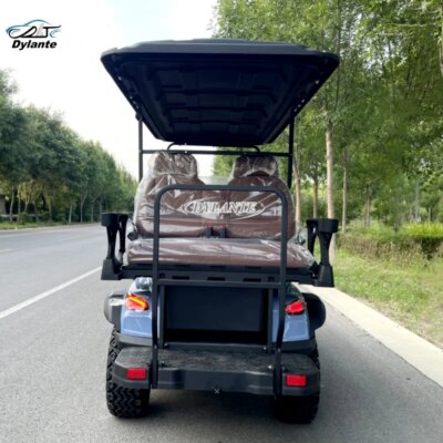 2025 New 5kw 4kw Shooting Club Car Off Road Gasoline Hunting Car 2 4 6 Seat Lithium Battery Electric Solar Golf Cart - Image 2