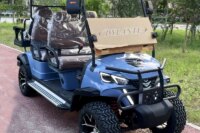 2025 New 5kw 4kw Shooting Club Car Off Road Gasoline Hunting Car 2 4 6 Seat Lithium Battery Electric Solar Golf Cart