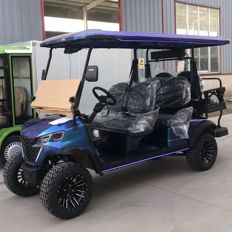 Best Selling Off-Road Buggy Electric Golf Cart Luxury 4 Passenger Club Utility Vehicle 4 Seater Golf Cart