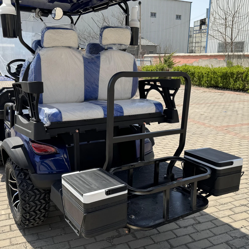 Cheapest Good Quality Outdoor High Performance Lithium Battery 4000/5000/7500W 4 Seater Electric Golf Cart With Trailer Hook Cheapest Good Quality Outdoor High Performance Lithium Battery 4000/5000/7500W 4 Seater Electric Golf Cart With Trailer Hook