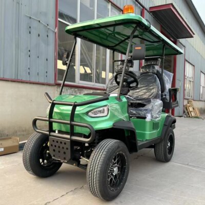 Cheapest Good Quality Outdoor High Performance Lithium Battery 4000/5000/7500W 4 Seater Electric Golf Cart With Trailer Hook - Image 2