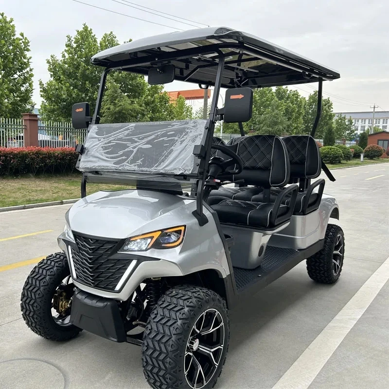 6 Seater Electric Golf Club Car with CE Certification and 48V Battery