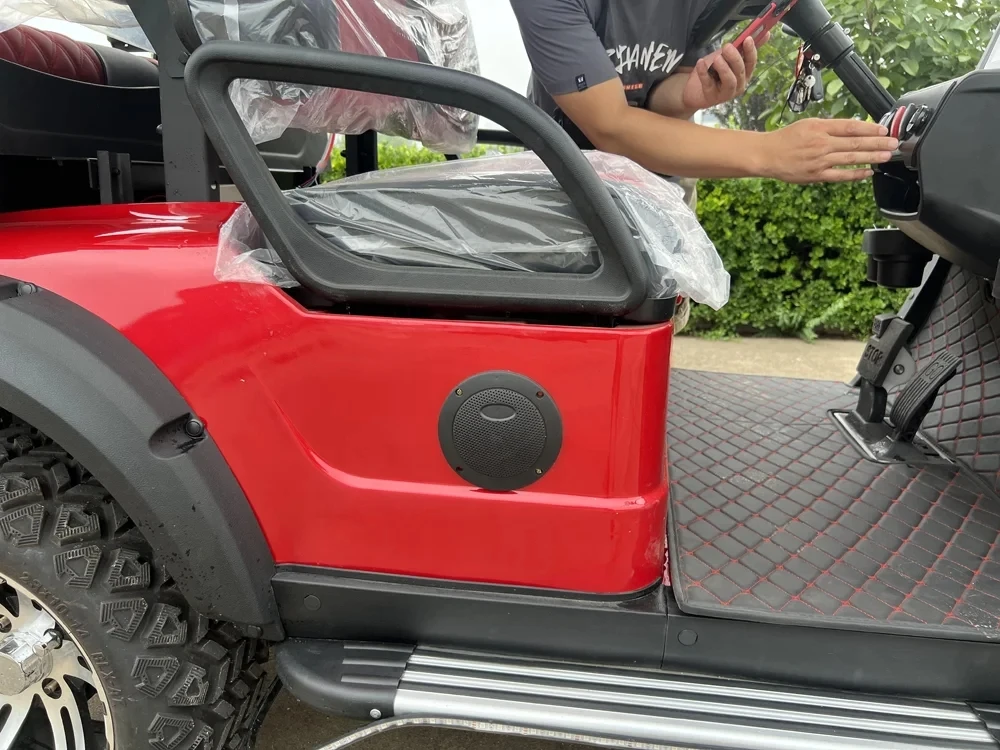 6 Seater Electric Golf Club Car with CE Certification and 48V Battery