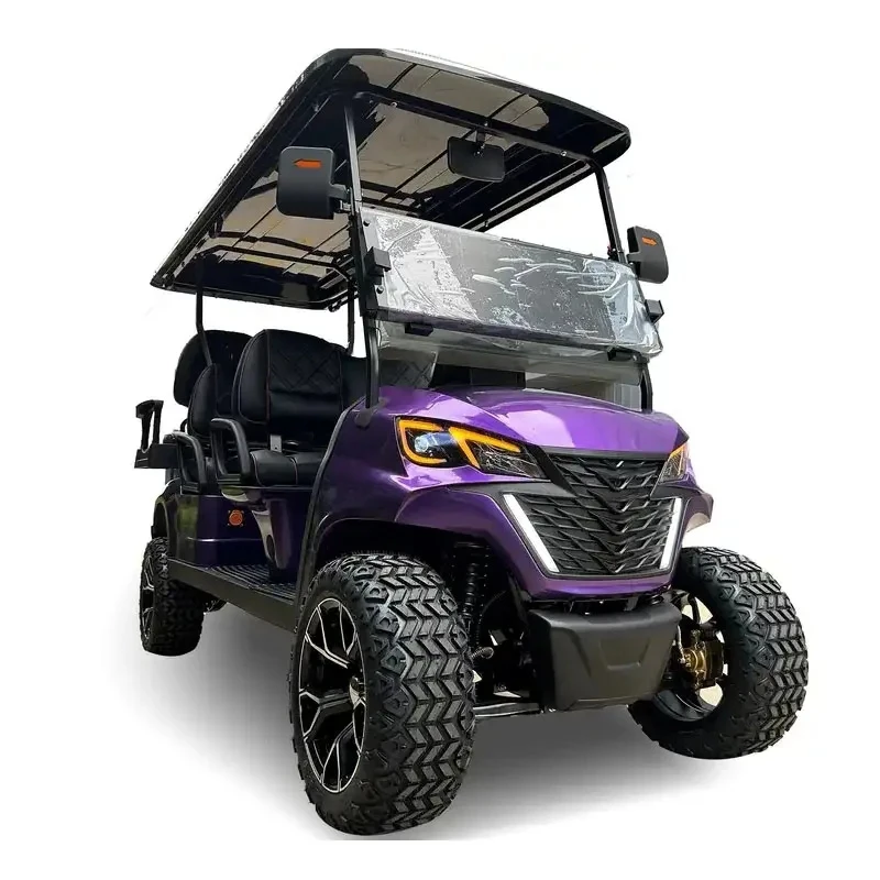 6 Seater Electric Golf Club Car with CE Certification and 48V Battery