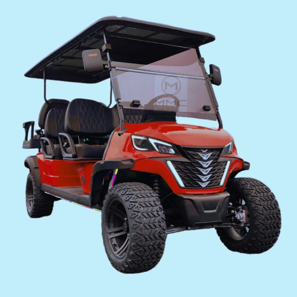 6 Seater Electric Golf Club Car with CE Certification and 48V Battery