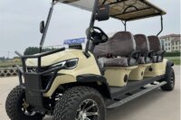 6 Seater Electric Golf Club Car with CE Certification and 48V Battery