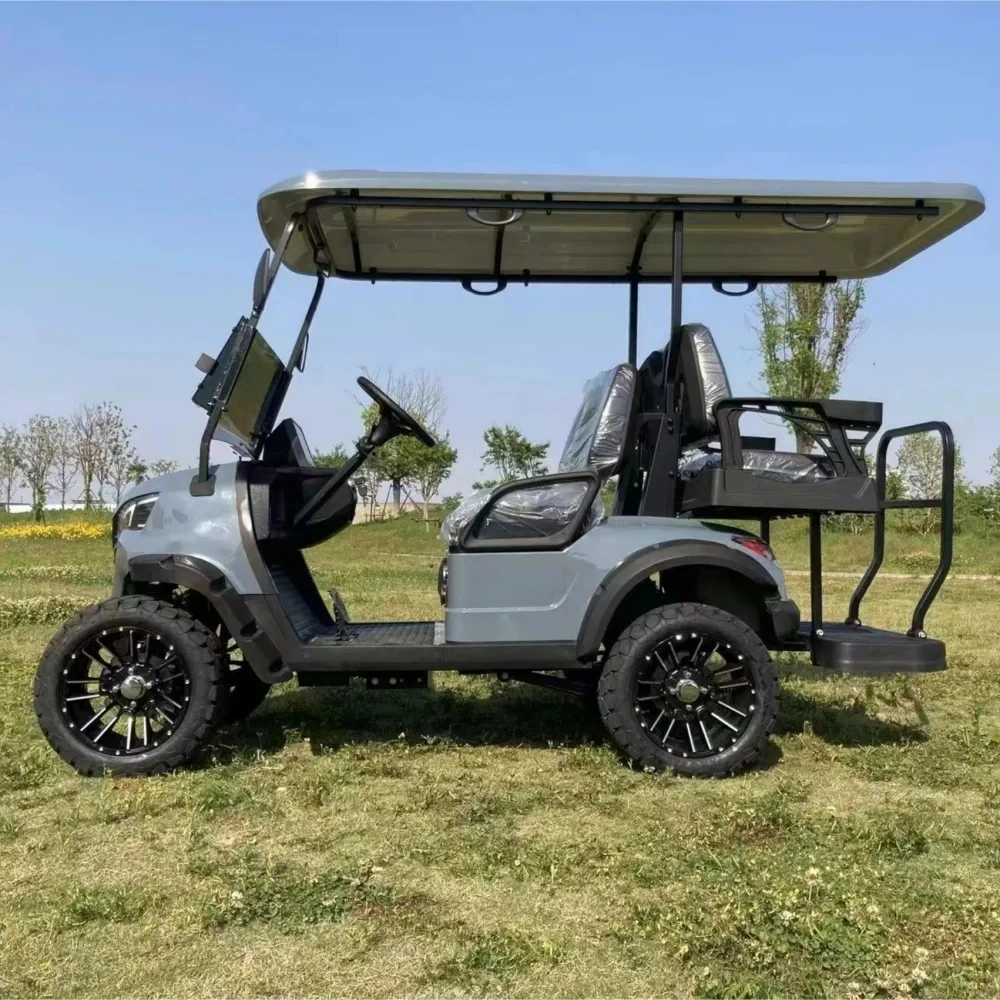 6 Seater Electric Golf Club Car with CE Certification and 48V Battery