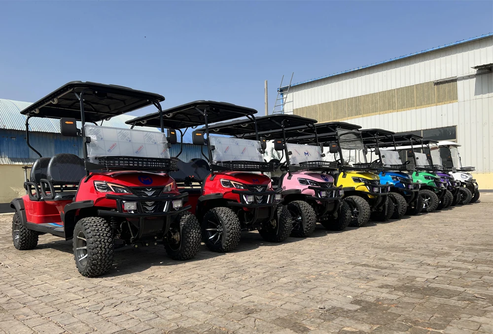 4 Wheel Adult Golf Buggy Car Lithium Battery Powered Golf Cart Off Road Tire Street Legal 6 Passenger Electric Golf Cart 4 Wheel Adult Golf Buggy Car Lithium Battery Powered Golf Cart Off Road Tire Street Legal 6 Passenger Electric Golf Cart