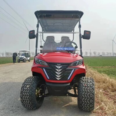 4 Wheel Adult Golf Buggy Car Lithium Battery Powered Golf Cart Off Road Tire Street Legal 6 Passenger Electric Golf Cart - Image 6