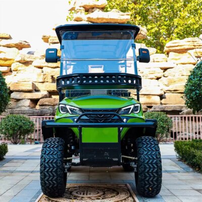 4 Wheel Adult Golf Buggy Car Lithium Battery Powered Golf Cart Off Road Tire Street Legal 6 Passenger Electric Golf Cart - Image 4
