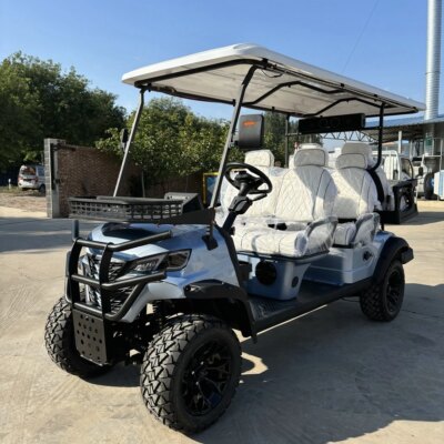 CE ISO Certified Modern Design Off Road Golf Car 4 Seater 4 Wheels Brake Electric Scooter Hunting Golf Cart - Image 5