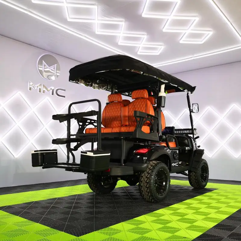 High Quality 4000W 48V Long Range Electric Golf Cart 14 Inch Tire Family 4 Wheel Electric Buggy Golf Cart