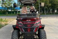 Best Selling 60V Electric Luxury Off-road Golf Cart Full Car LED Lights Four-wheeler Club 4+2 6 Seat Electric Golf Cart