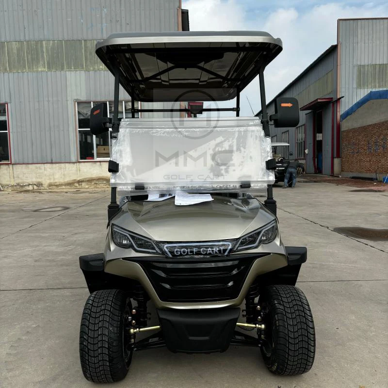 Best Selling 60V Electric Luxury Off-road Golf Cart Full Car LED Lights Four-wheeler Club 4+2 6 Seat Electric Golf Cart