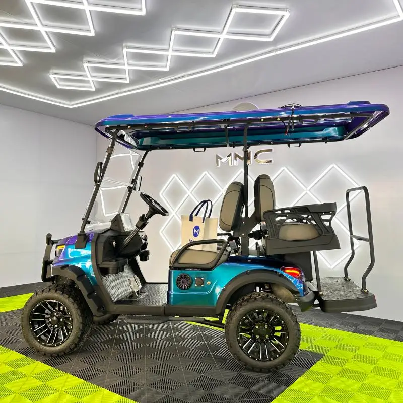 4 Wheel 72V Lithium Battery Golf Buggy 2 4 6 8 Seater Golf Club Car Home Use Electric Hunting Golf Cart
