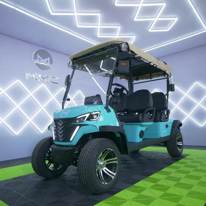 4 Wheel 72V Lithium Battery Golf Buggy 2 4 6 8 Seater Golf Club Car Home Use Electric Hunting Golf Cart