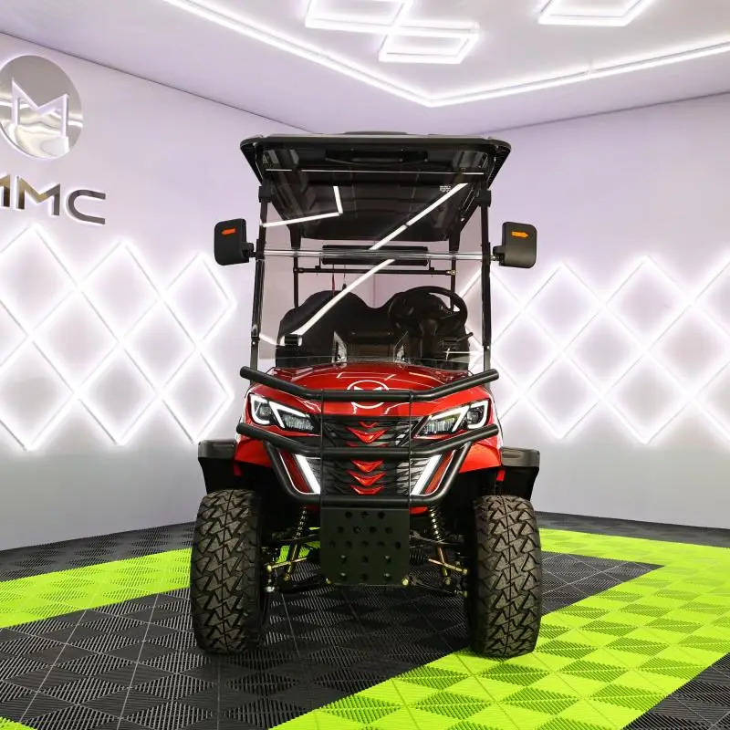 4 Wheel 72V Lithium Battery Golf Buggy 2 4 6 8 Seater Golf Club Car Home Use Electric Hunting Golf Cart