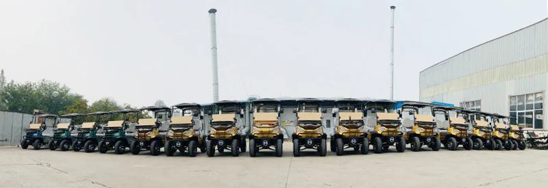 4 Wheel 72V Lithium Battery Golf Buggy 2 4 6 8 Seater Golf Club Car Home Use Electric Hunting Golf Cart