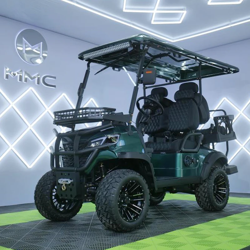 4 Wheel 72V Lithium Battery Golf Buggy 2 4 6 8 Seater Golf Club Car Home Use Electric Hunting Golf Cart