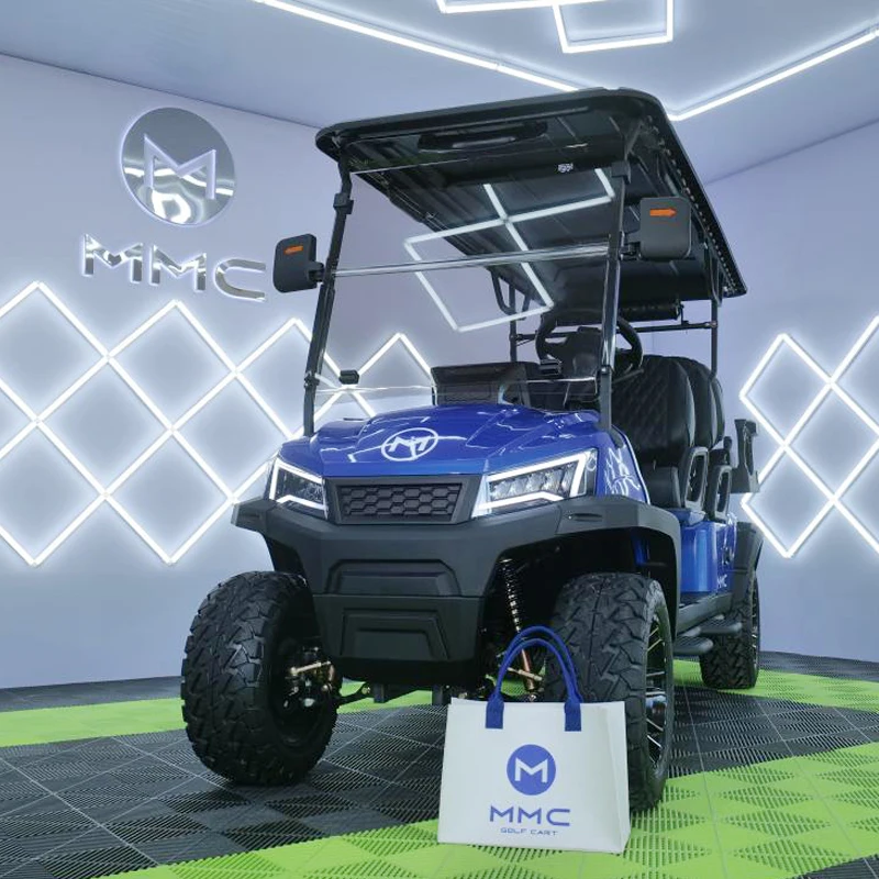 4 Wheel 72V Lithium Battery Golf Buggy 2 4 6 8 Seater Golf Club Car Home Use Electric Hunting Golf Cart