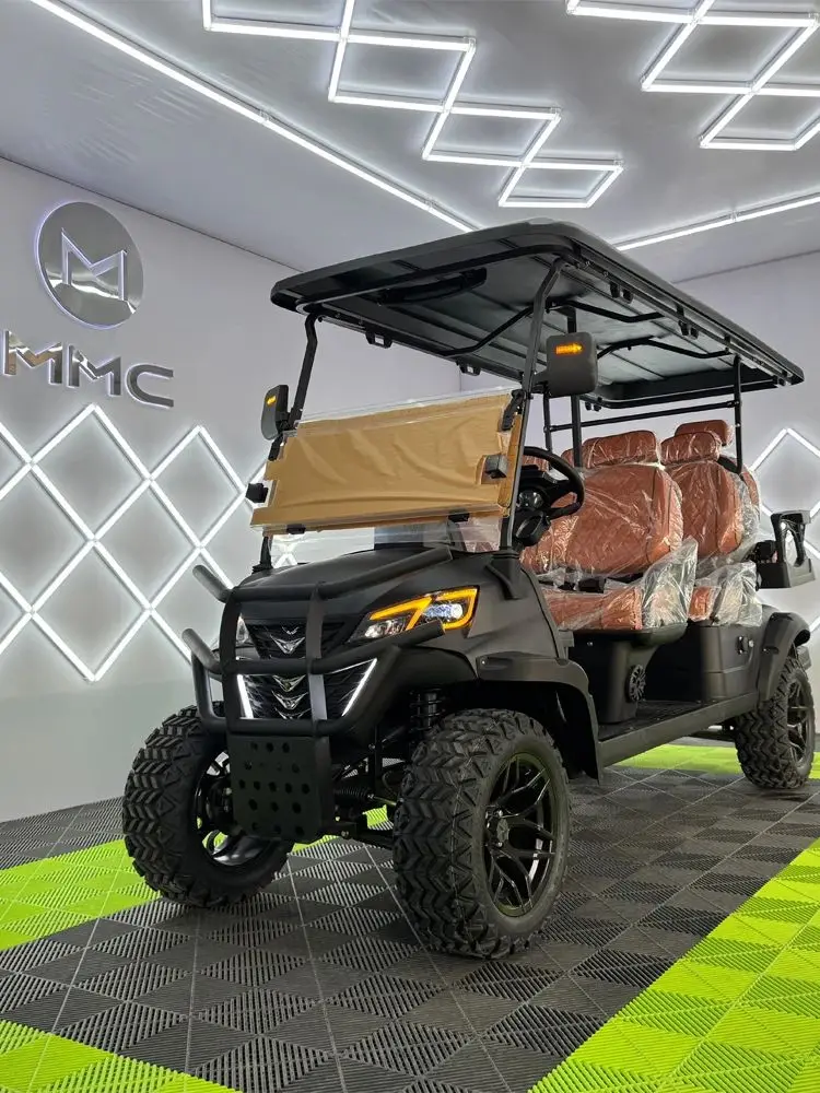 CE Approved Street Legal New High Quality Electric Golf Car Four Wheel Vehicle with 60V 72V Lithium Battery 2/4/6 Seat Golf Cart