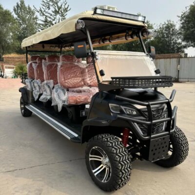 Electric Golf Cart 4 seats 4000W 5000W Scooter tourism classic gasoline cart Go Kart adult golf buggy - Image 3