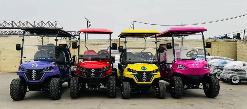 Electric Golf Cart 4 seats 4000W 5000W Scooter tourism classic gasoline cart Go Kart adult golf buggy