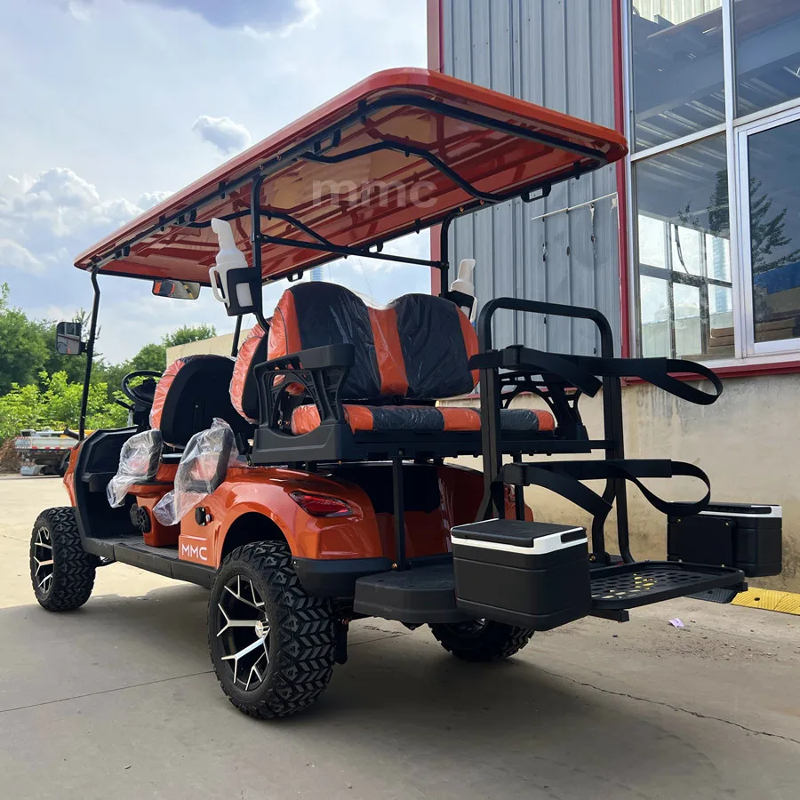 Chinese Suppliers Golf Buggy Cart Price Luxury Vehicle Street Legal Adult 2 +2Seater 72V Electric Golf Cart