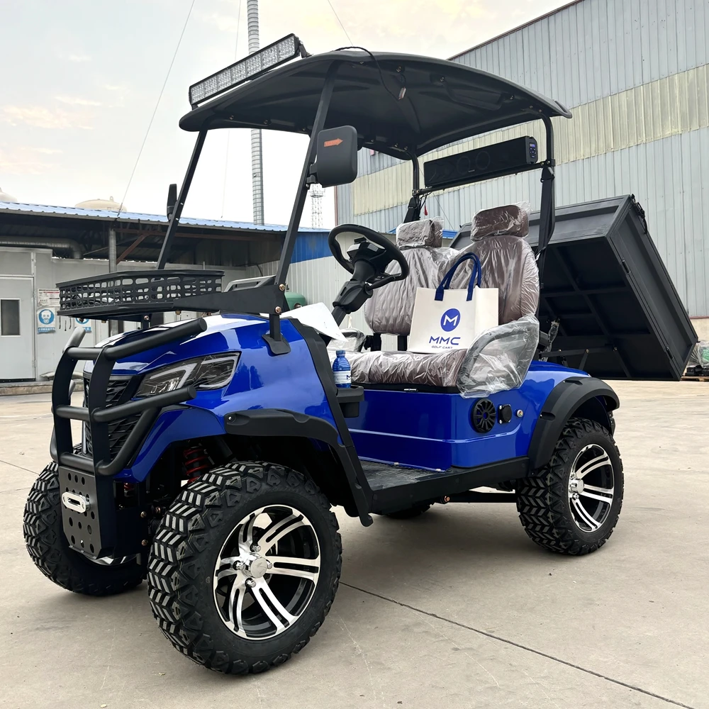 Chinese Suppliers Golf Buggy Cart Price Luxury Vehicle Street Legal Adult 2 +2Seater 72V Electric Golf Cart