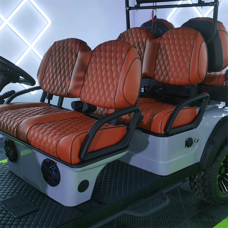 Chinese Suppliers Golf Buggy Cart Price Luxury Vehicle Street Legal Adult 2 +2Seater 72V Electric Golf Cart