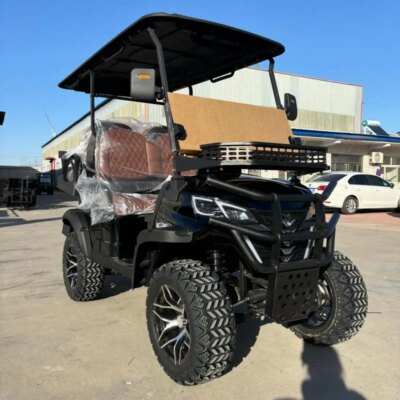 Golf Buggy Cart Price Luxury Vehicle Street Legal Adult 2 +2Seater 72V Electric Golf Cart - Image 5