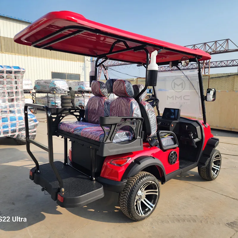 Chinese Suppliers Golf Buggy Cart Price Luxury Vehicle Street Legal Adult 2 +2Seater 72V Electric Golf Cart