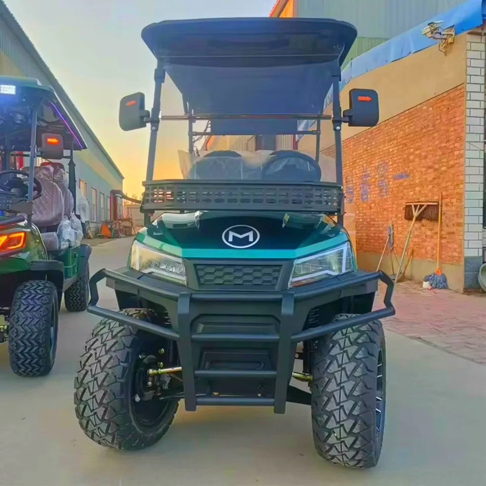 Chinese Suppliers Golf Buggy Cart Price Luxury Vehicle Street Legal Adult 2 +2Seater 72V Electric Golf Cart