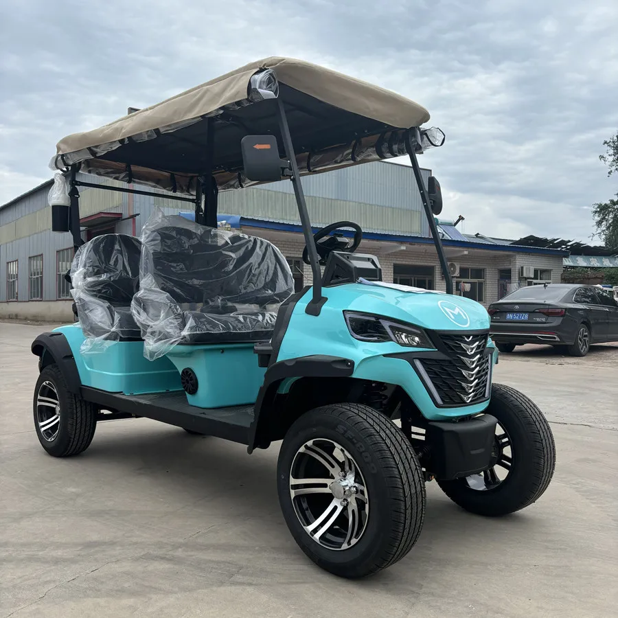 Chinese Suppliers Golf Buggy Cart Price Luxury Vehicle Street Legal Adult 2 +2Seater 72V Electric Golf Cart