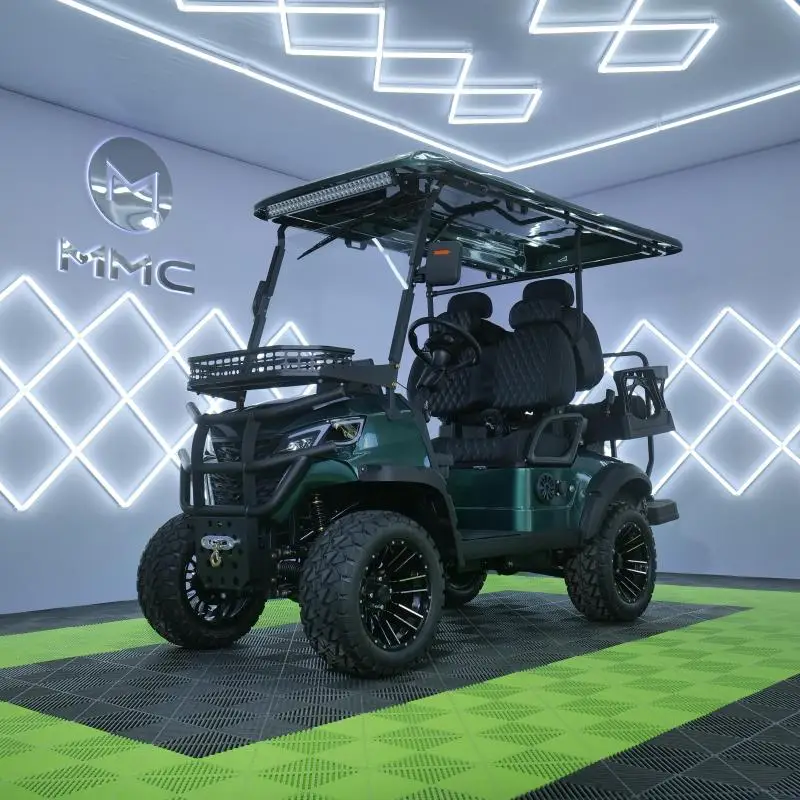 Electric Buggy Car Hunting Utility Trolley Factory Supply High Quality 4 Seater Electric Street Legal Club Golf Carts