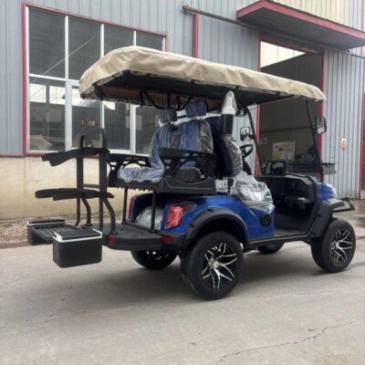 Electric Buggy Car Hunting Utility Trolley Factory Supply High Quality 4 Seater Electric Street Legal Club Golf Carts - Image 6