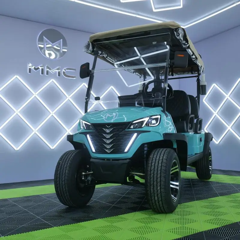 Electric Buggy Car Hunting Utility Trolley Factory Supply High Quality 4 Seater Electric Street Legal Club Golf Carts