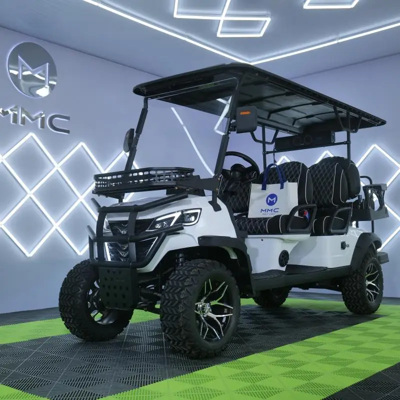 Electric Buggy Car Hunting Utility Trolley Factory Supply High Quality 4 Seater Electric Street Legal Club Golf Carts
