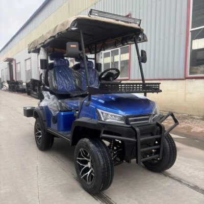 Electric Buggy Car Hunting Utility Trolley Factory Supply High Quality 4 Seater Electric Street Legal Club Golf Carts - Image 5